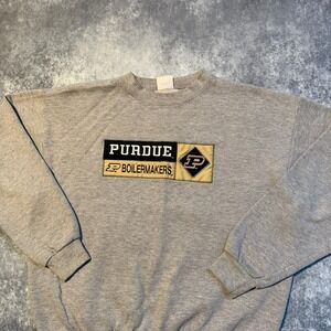 Purdue Boilermakers Gray Crewneck Sweatshirt‎ Men's Large